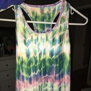 Prism sport tie-dye print racerback top